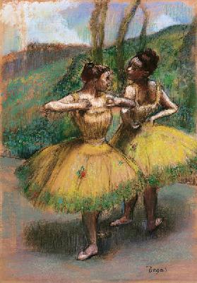 Danseuses jupes jaunes (Deux danseuses en jaune)