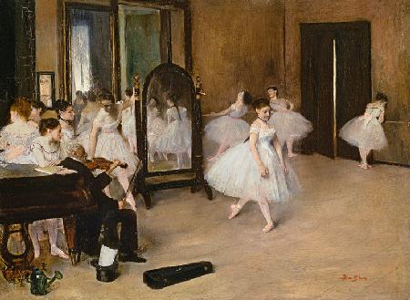 Tanzklasse (Classe de danse) um 1871