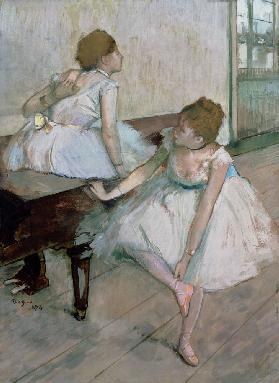 Two dancers resting 1874