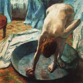 Frau in der Badewanne 1886