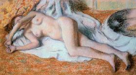 After the Bath or, Reclining Nude c.1885 ste