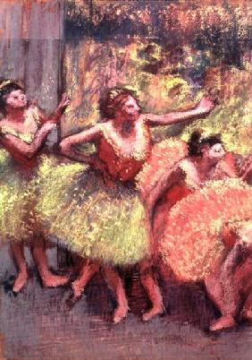 Dancers in Lemon and Pink