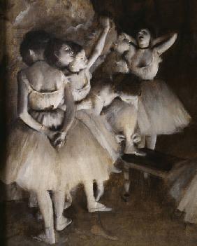 E.Degas, Ballettprobe auf der Buehne