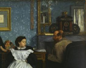E.Degas, Familie Bellelli, Ausschnitt