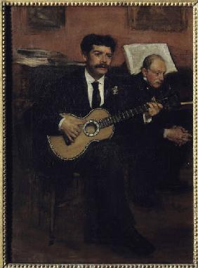 E.Degas, Lorenzo Pagans u. Auguste Degas