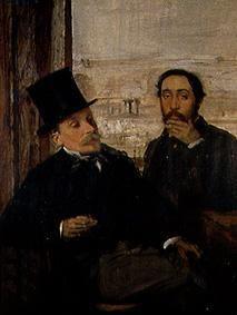 Edgar Degas und Evariste de Valernes. um 1865