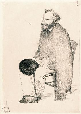 Porträt des Malers Édouard Manet (1832-1883) 1861