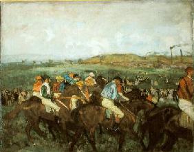 Race Meeting. Before the Departure 1862