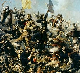 Battle of Little Bighorn, 25th June 1876 (centre detail)
