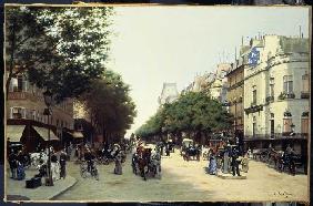 Der Boulevard des Italiens in Paris 1889