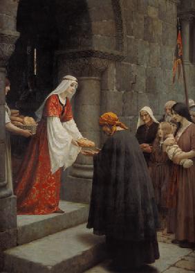 Die hl. Elisabeth von Ungarn speist die Armen 1895