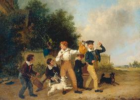Boys with their Pets 1841
