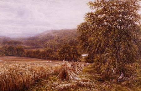 Harvest Time on the Dart von Edmund George Warren