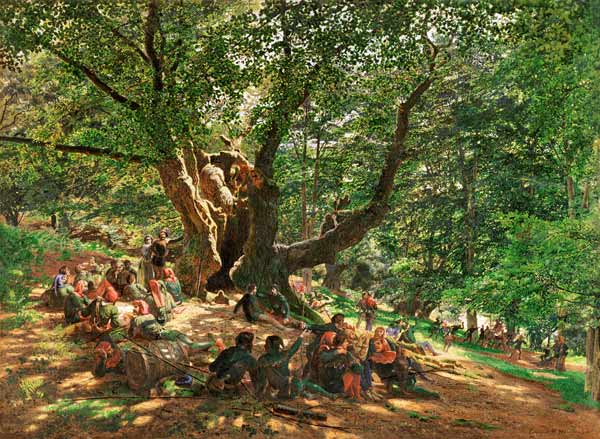 Robin Hood And His Merry Men In Sherwood Forest von Edmund George Warren
