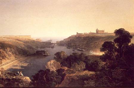 View of Whitby von Edmund John Niemann
