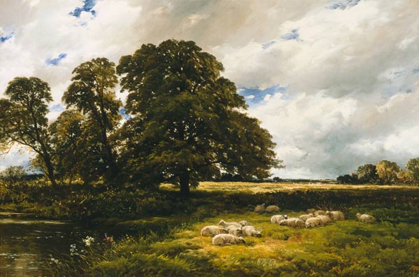Landscape with Sheep von Edmund Morison Wimperis