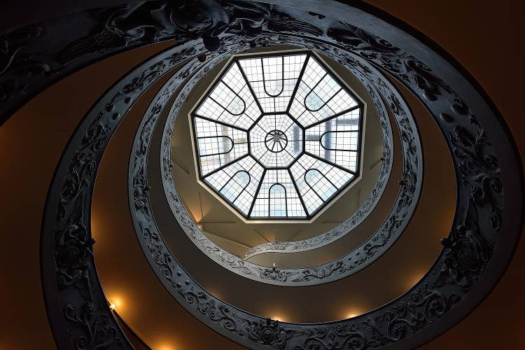 The double helix staircase von Edoardo Gobattoni