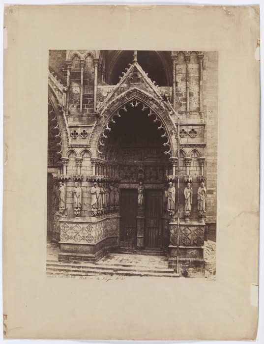 Amiens: Das „Portail de la Vierge“ an der Westfassade der Kathedrale von Édouard Baldus