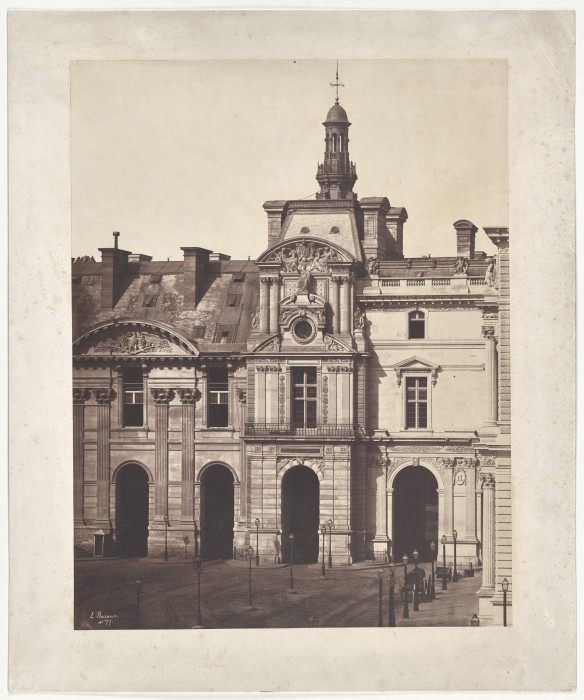 Paris: Der Pavillon de Rohan des Louvre von Édouard Baldus