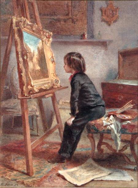 The Young Connoisseur von Edouard Frère