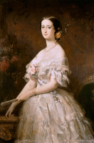 Portrait of Empress Eugenie (1826-1920) von Edouard Louis Dubufe
