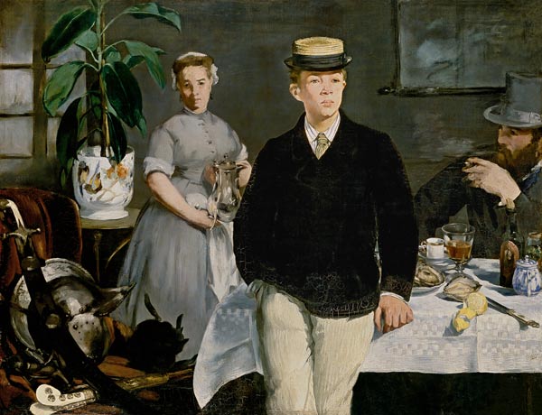 Das Frühstück im Atelier von Edouard Manet