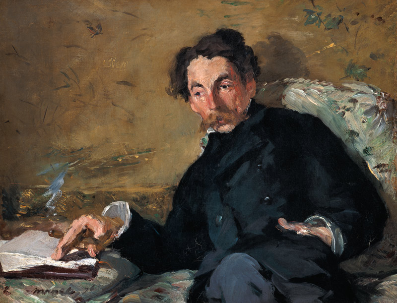 Stephane Mallarme (1842-98) von Edouard Manet