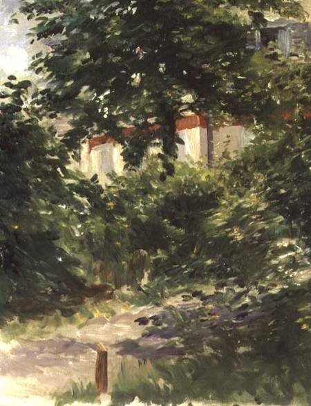 A Corner of the Garden in Rueil von Edouard Manet