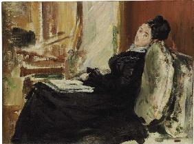 Lesende junge Frau 1875