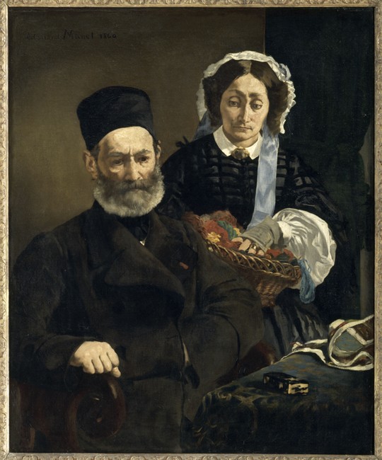 Monsieur und Madame Auguste Manet von Edouard Manet