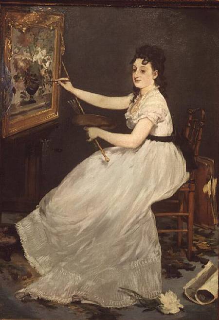 Portrait of Eva Gonzales (1849-83) von Edouard Manet