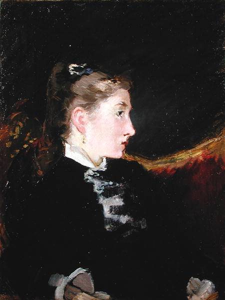 Profile of a Young Girl - Mlle. Ellen Andree von Edouard Manet