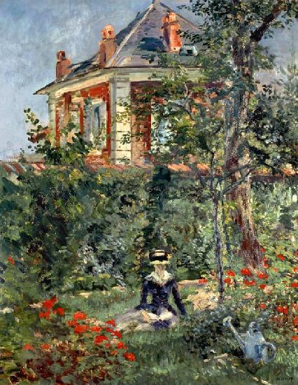 Marguerite im Garten von Bellevue 1880