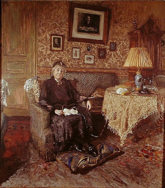 Madame Adrien Benard (1853-1935) 1928-29 (oil on canvas)  von Edouard Vuillard