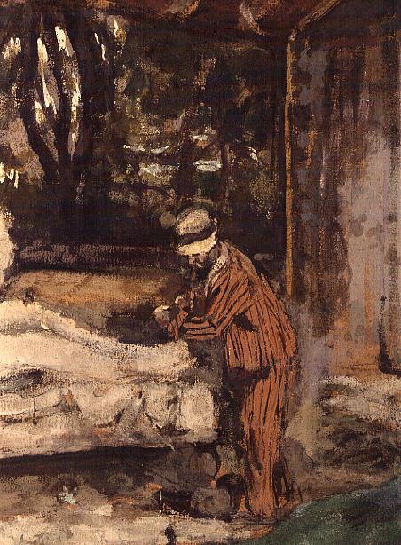 Maillol at work on the Cezanne Memorial, c.1925 (detail)  von Edouard Vuillard