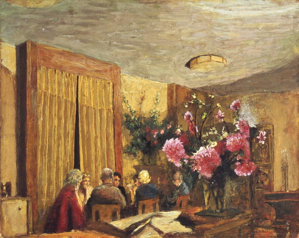 The Card Party, c.1923 (distemper on panel)  von Edouard Vuillard