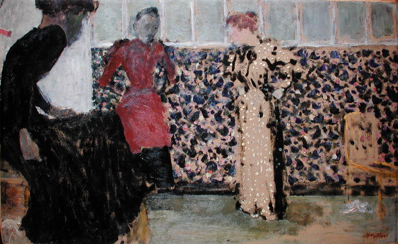 The Needlewomen, 1893-94 (mixed media on cardboard)  von Edouard Vuillard