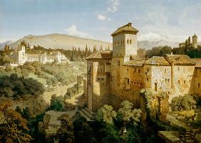 Das Generalife bei Granada. 1862