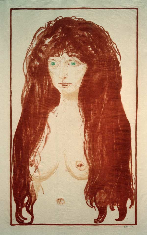 Aktfigur (Die Sünde) von Edvard Munch