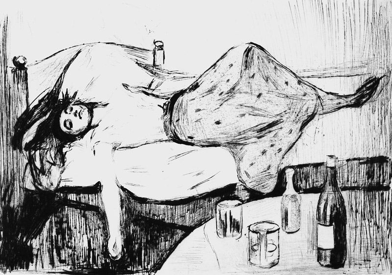 Der Tag danach von Edvard Munch