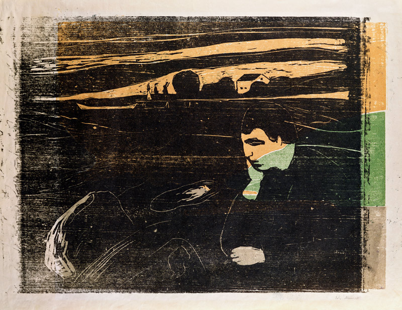 Evening von Edvard Munch