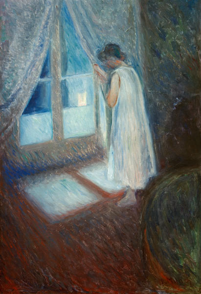 Das Mädchen am Fenster von Edvard Munch
