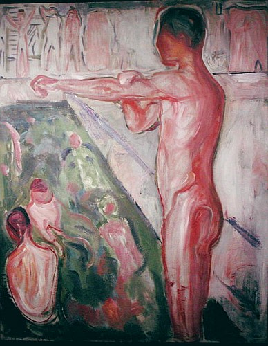 A Bathing Establishment von Edvard Munch