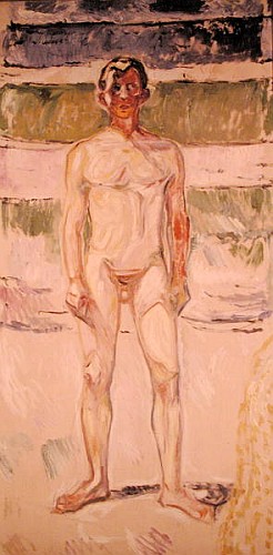 Badender Knabe  von Edvard Munch