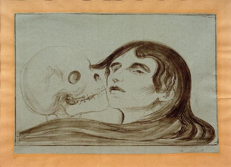 Der Todeskuss von Edvard Munch