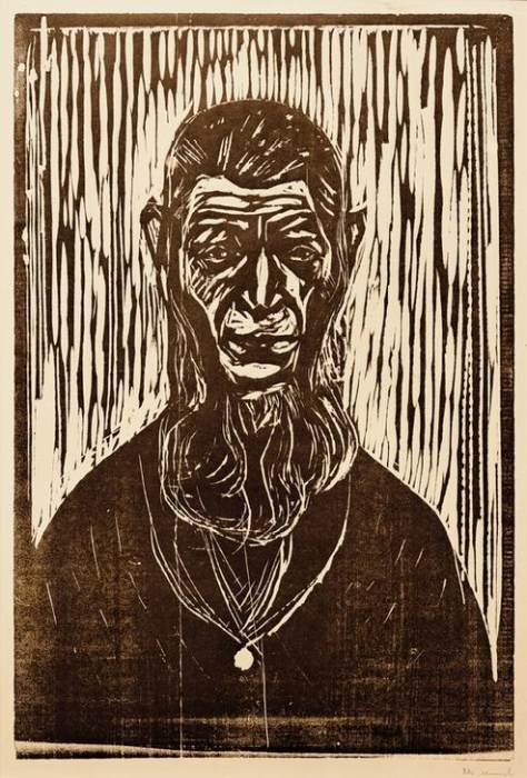 Der Urmensch von Edvard Munch