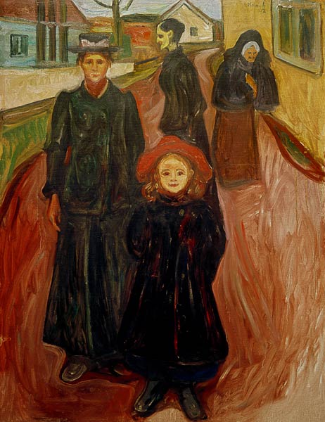 Die vier Lebensalter von Edvard Munch