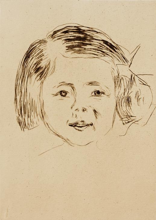 Herbert Esches Tochter Erdmute von Edvard Munch