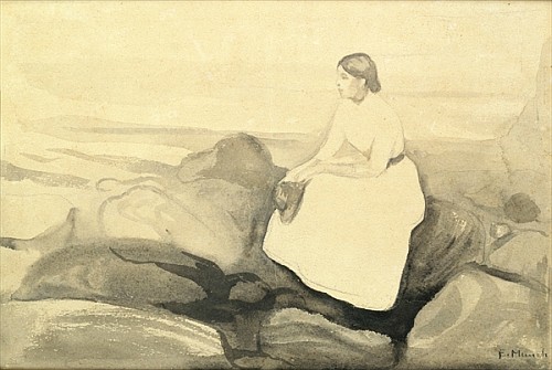 Inger on the Beach von Edvard Munch
