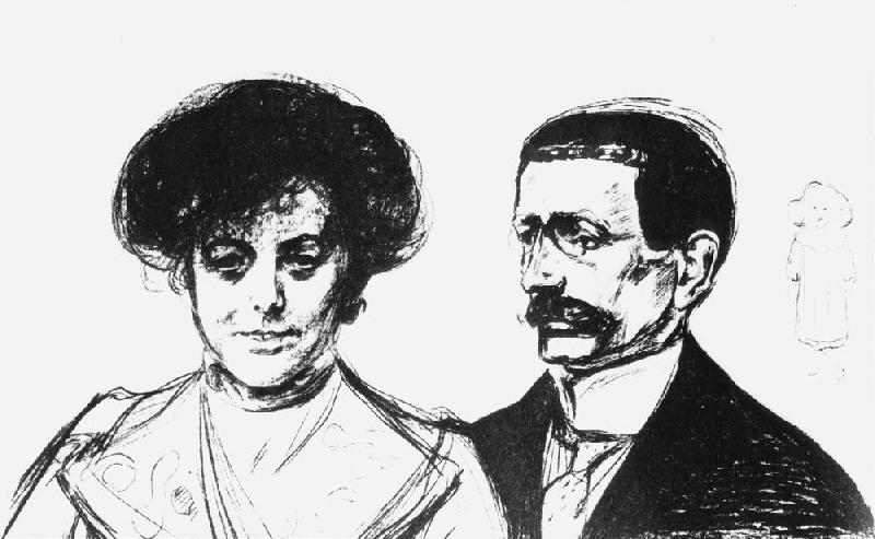 Leistikow + Frau von Edvard Munch